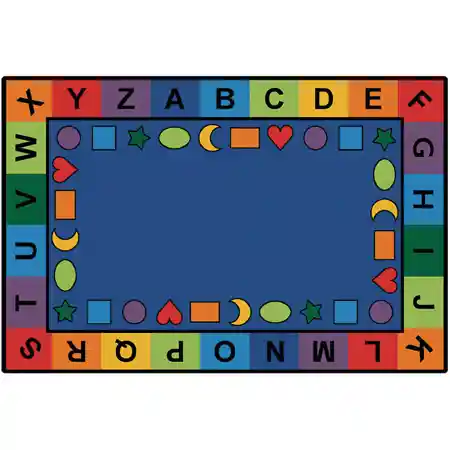 Classroom Shapes Seating Rug