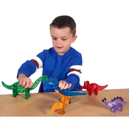 MAGNA-TILES® Dinos, 5 Piece Set