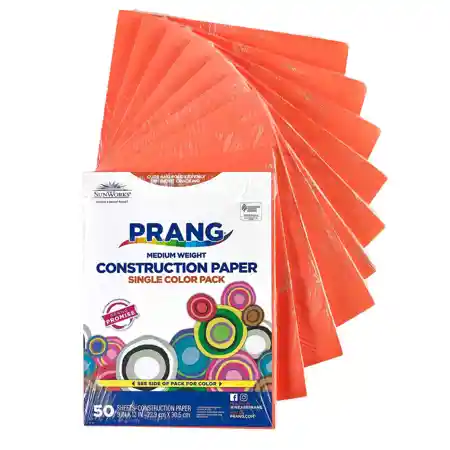Bulk Construction Paper, 9" x 12", Orange