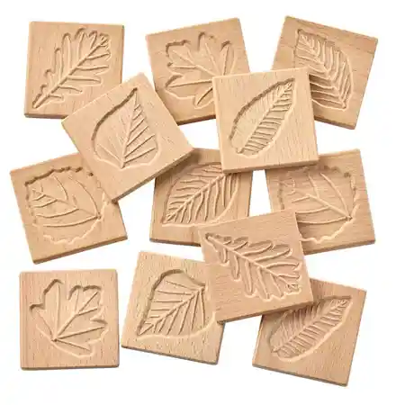 Match Me Sensory Leaf Tiles